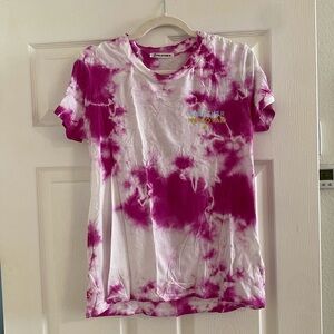 Peloton Together We Go Far tie dye tee